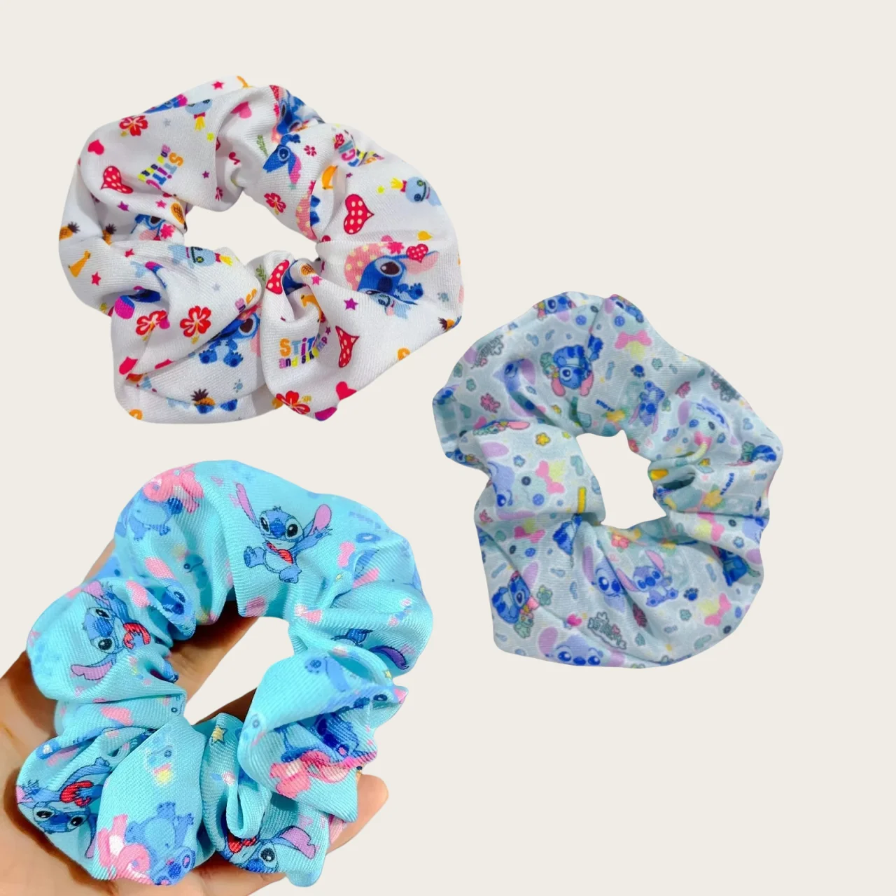 

Stitch Big Intestine Hair Band Cute Girl Hair Accessory Bun Hair Band Rubber Band Hair Accessory