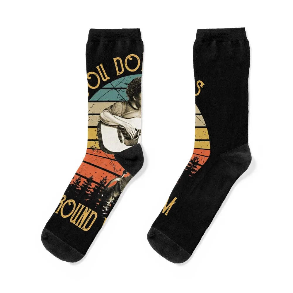 

Vintage Jim Croce You Don't Mess Around With Jim Socks Toe sports cartoon Crossfit soccer anti-slip Women's Socks Men's