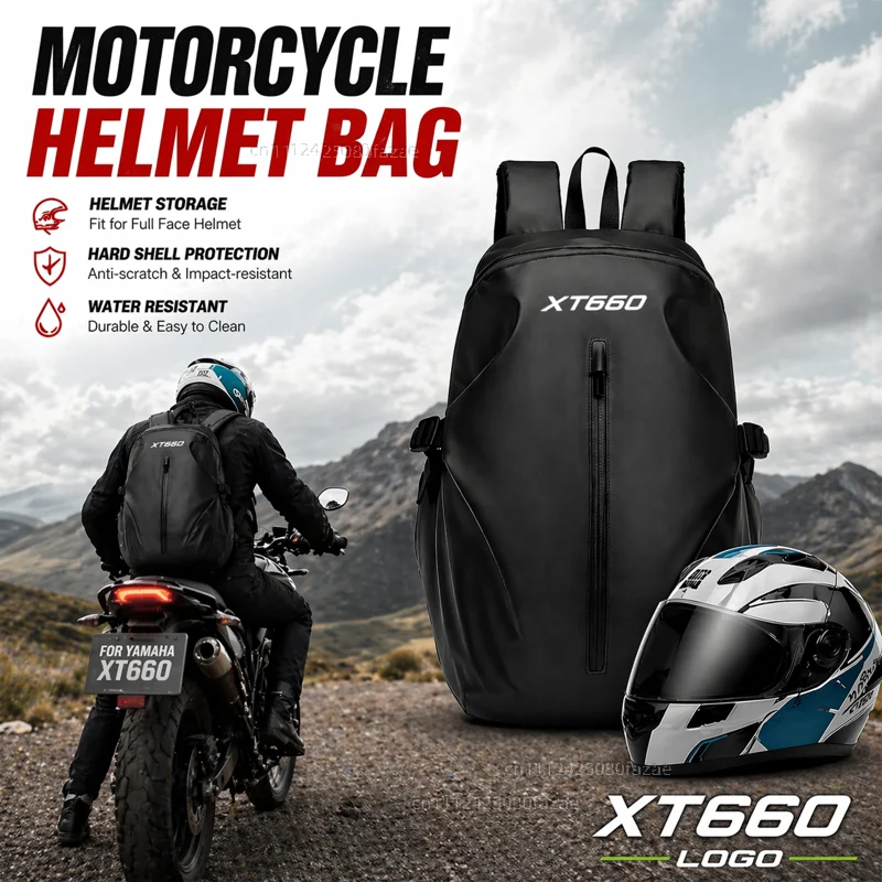 Knight Backpack Motorcycle Helmet Bag Travel Equipment Waterproof Large Capacity FOR YAMAHA XT660 X R Z XT660X XT660R XT660Z