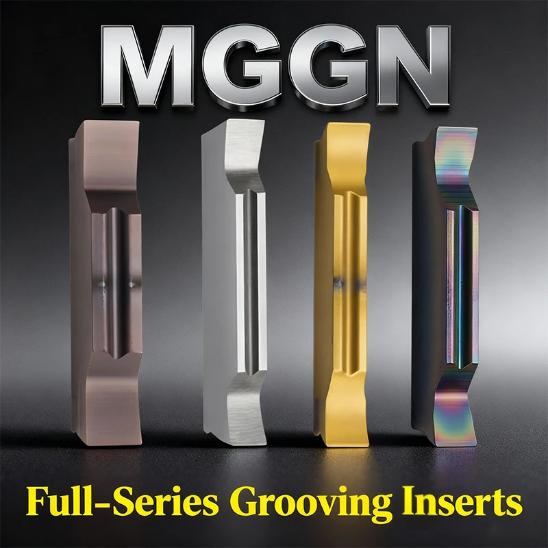 10 peças lâmina de ranhura cnc mggn mggn150/200/250/300/400/500/600-lh para peças de aço alumínio aço inoxidável forte resistência ao desgaste