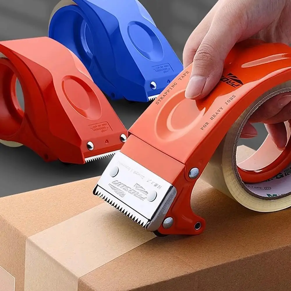 New Transport Packaging Tape Dispenser, Heavy Duty Metal Packaging Tape Gun, Handheld Tape Cutter