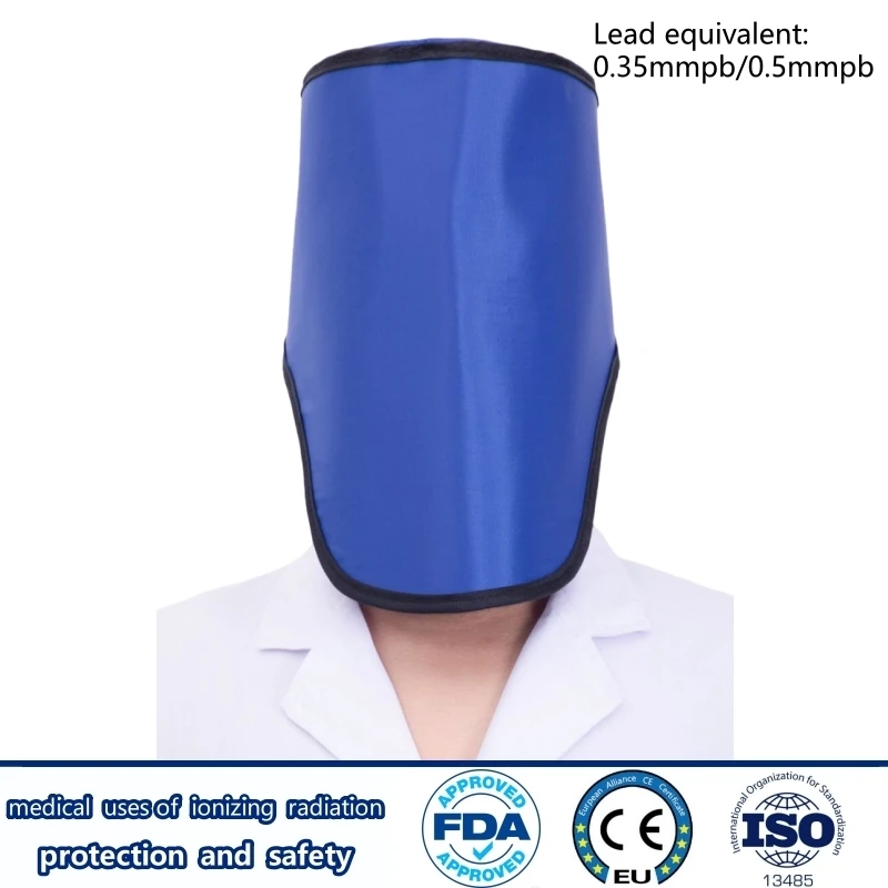 

High quality Lead Cap 0.35/0.5mmPb X-ray Gamma Ray Shield for Radiology Nuclear Medicine Ionizing Radiation Protection Headwear