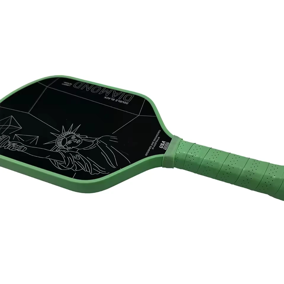 Pagaia da pickleball professionale serie VYORA Liberty 2025 - Nucleo a nido d'ape in polimero termoformato da 16 mm con fibra di carbonio Toray T700