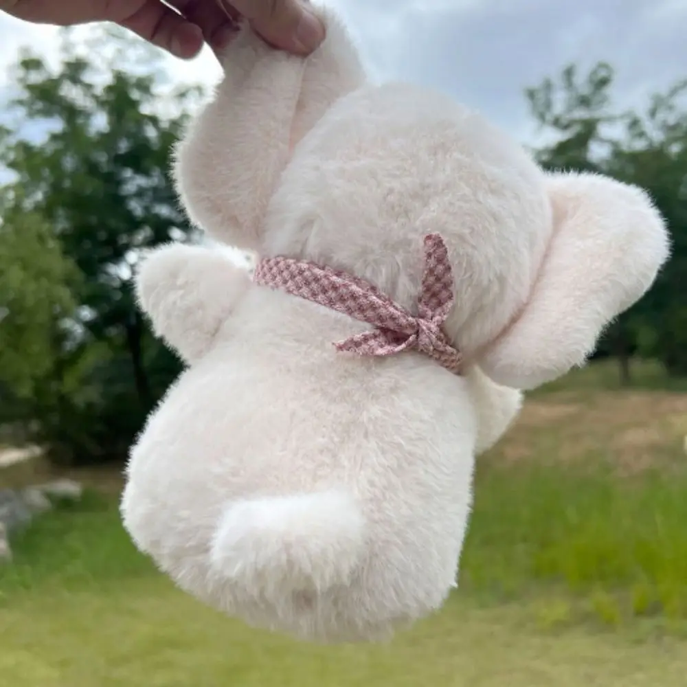 

Baby Appease Doll PP Cotton Elephant Plush Doll Scarf Big Ear Hugging Plush Toy Soft Fluffy Stuffed Elephant Toy Kids Gifts