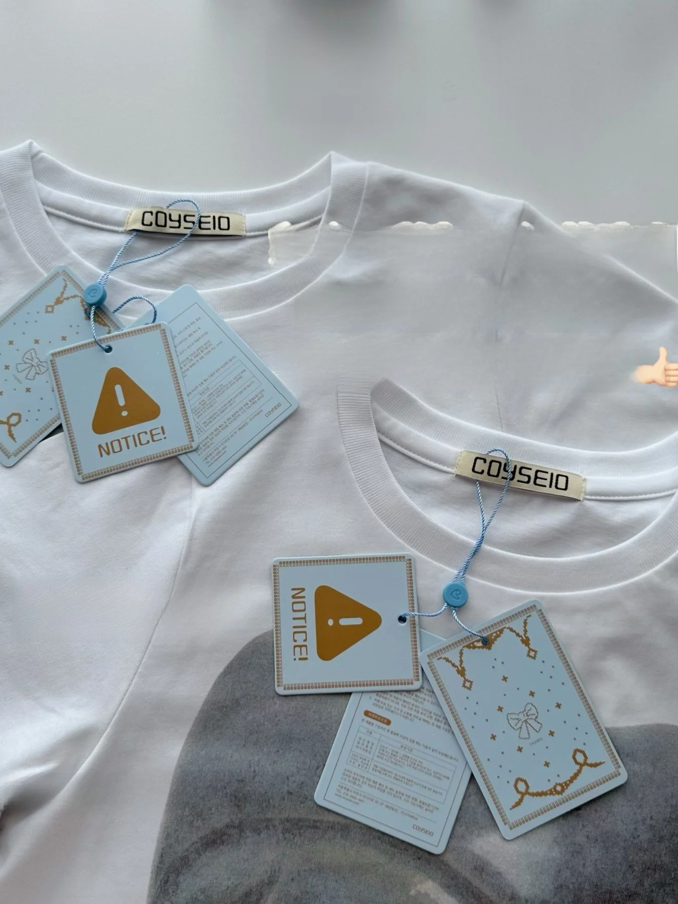 

Футболка Coyseio ort Sve из чистого хлопка, корейский топ для девочек, повседневная одежда с принтом и принтом, летняя хлопковая футболка Faion