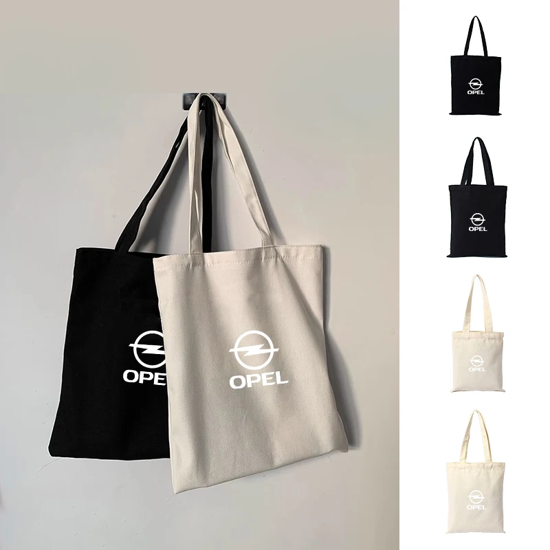 Car Canvas Shoulder Bag Commuting Bag Student Outfit Book Bag For Opel Corsa Astra Insignia Vectra Zafira Meriva Mokka Grandland