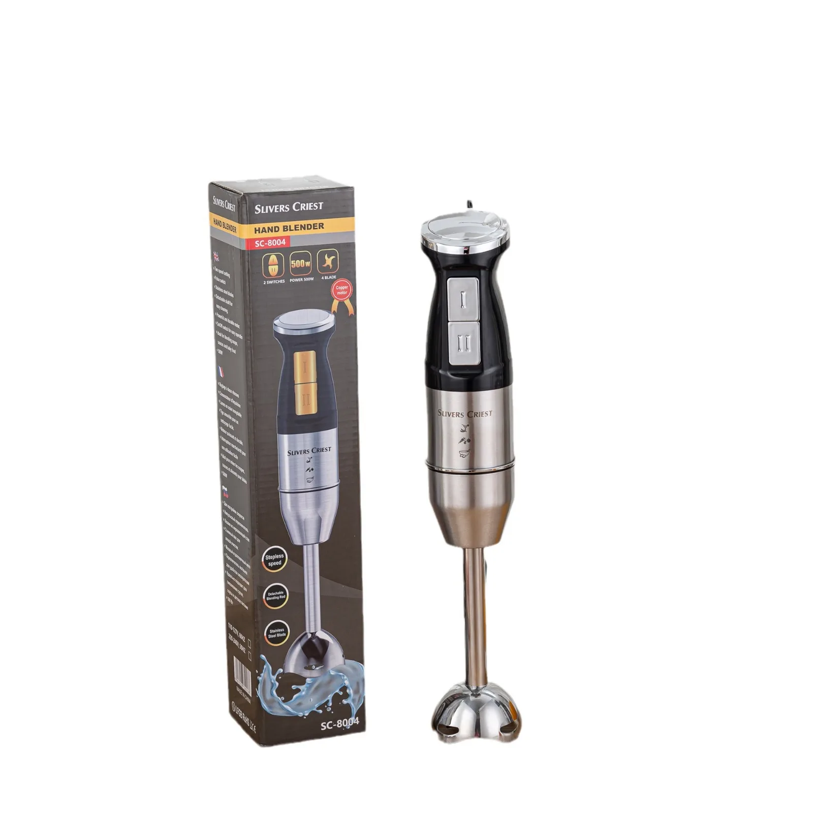 

2026 New ModelStainless Steel Metal xer Handheld Electric ender Cooking Rod