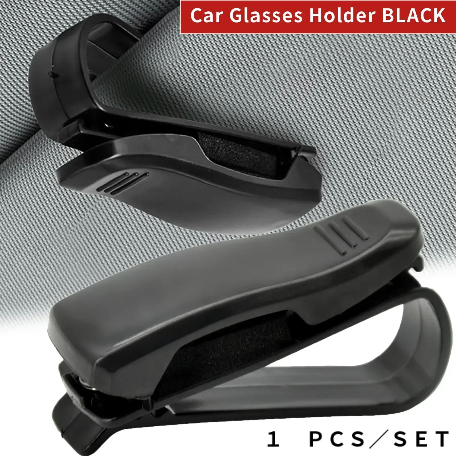 2PCS Universal Car Auto Sun Visor Glasses Box Sunglasses Clip Card Ticket Holder Fastener Pen Case Eyeglasses Clips Accessories