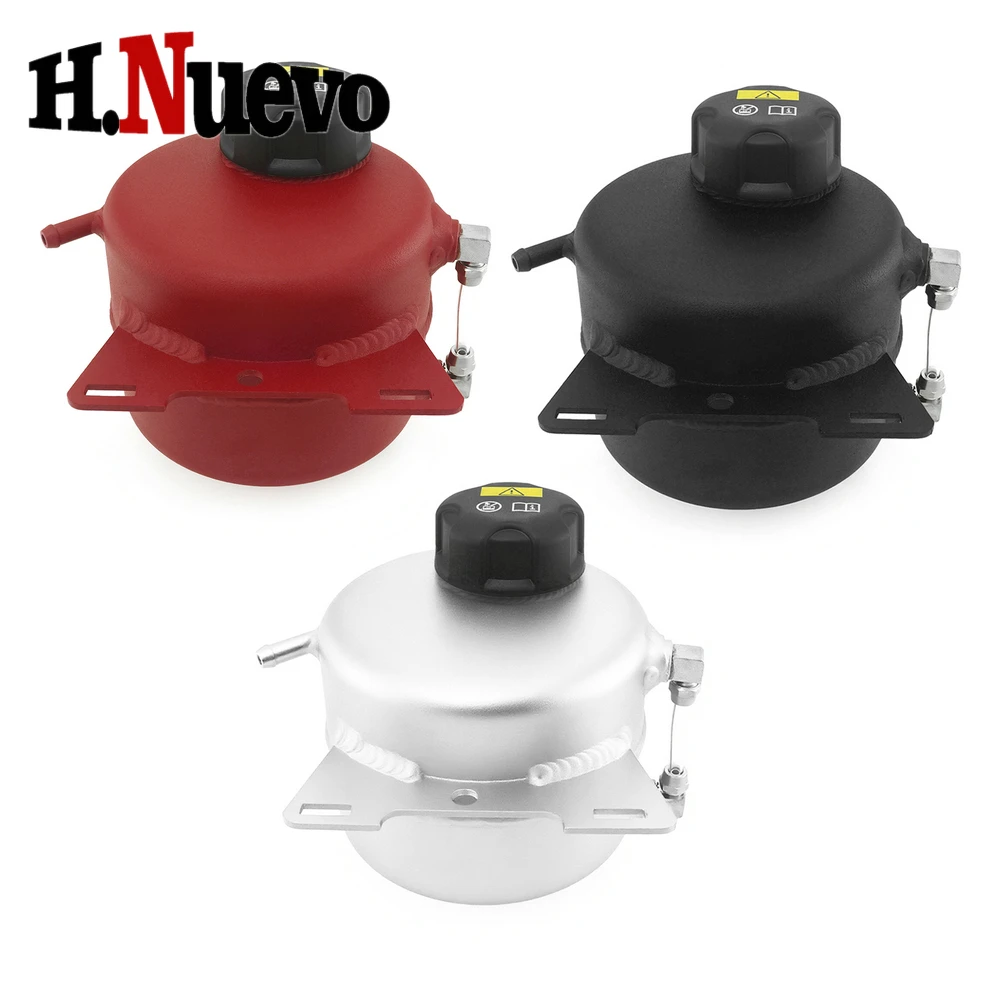 For MINI Cooper Countryman R55 R56 R57 R60 R61 Car Aluminum Coolant Header Expansion Overflow Water Tank & Cap Reservoir Can