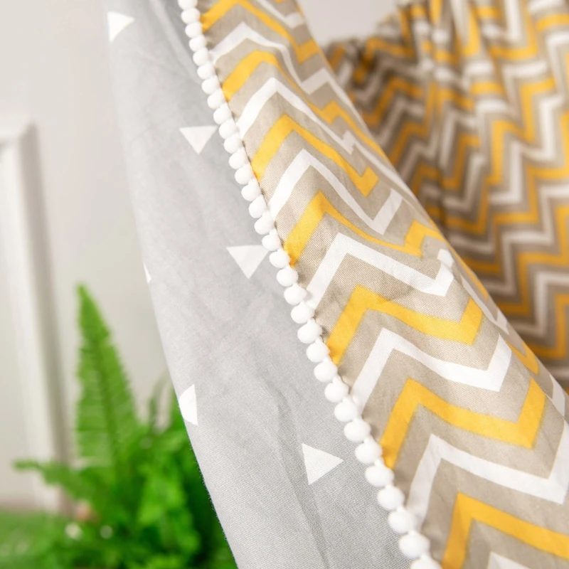 G5AB Children Hammock Swing Indoor Outdoor Hanging Basket Kids Cotton Cloth Bag Chair image 6
