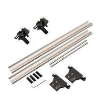 Parallel Rail Guide System Aluminium Alloy Circular Saw Track Set Fixed Guide Rail Bracket For Track Saw Track Repeatable Cuts