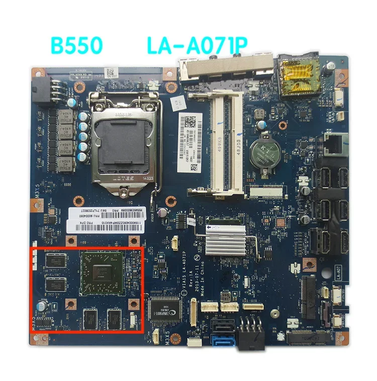 Suitable For Lenovo B550 Desktop Motherboard VIA15 LA-A071P 90004107 Mainboard 100%tested fully work