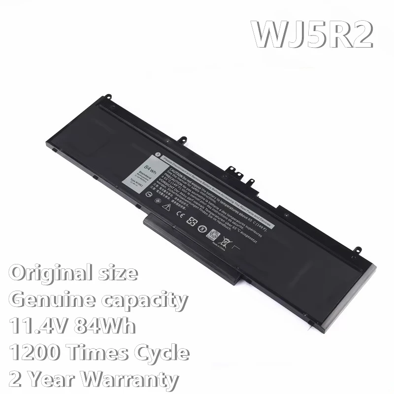 

84WH WJ5R2 Laptop Battery For Dell Precision 15 3510 M3510 For Dell Latitude E5470 E5570 04F5YV 0G9G1H P48F P48F002