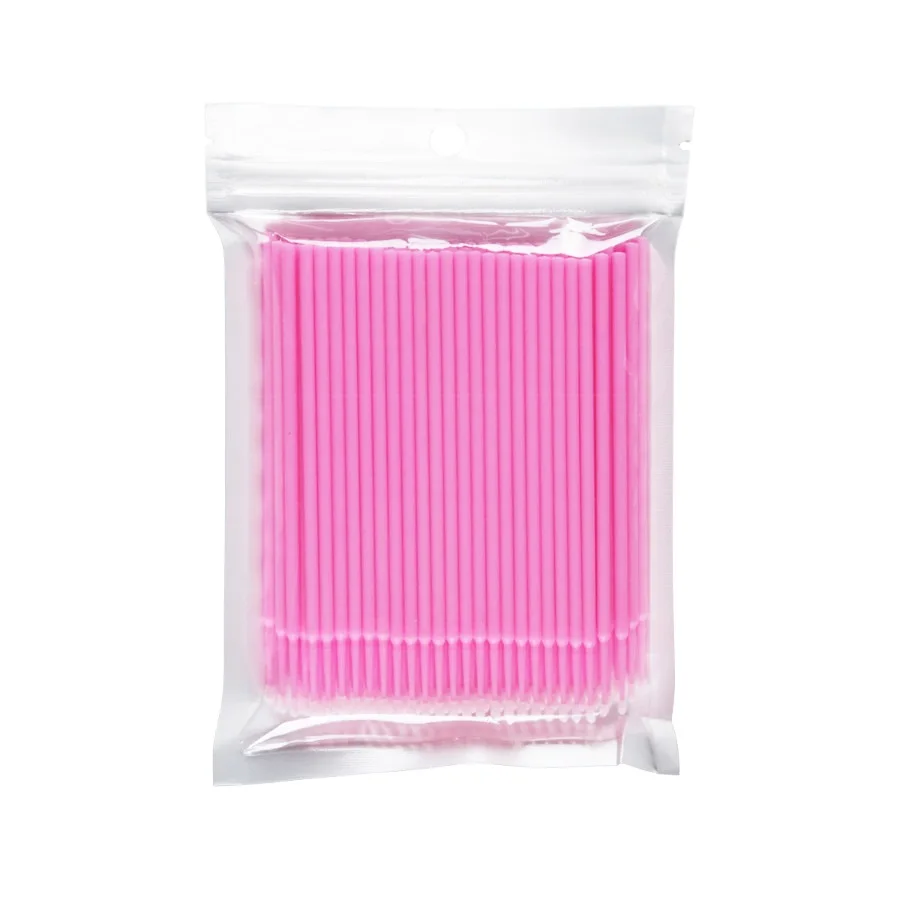 200pcs Cotton Swabs High Quality Lash Removing Swab Disposable Ultra-small Cotton Swab Micro Brush For Eyelash Extension Makeup