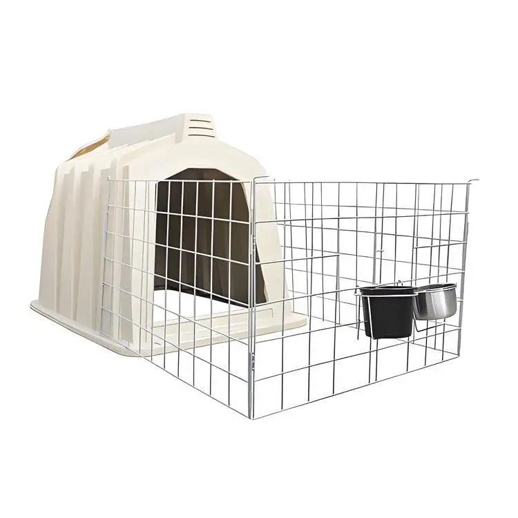 

Cattle farm with calf house polyethylene insulation room Independent feeding equipment Calf feeding cage