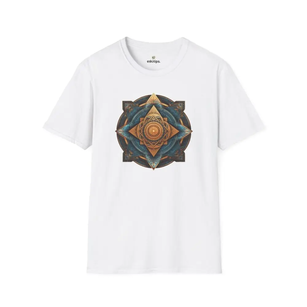 Intricate Geometric Mandala T-Shirt Anime Graphic T-shirts For Men Clothing Women Tees High Quality 100%Cotton Short Sleeve