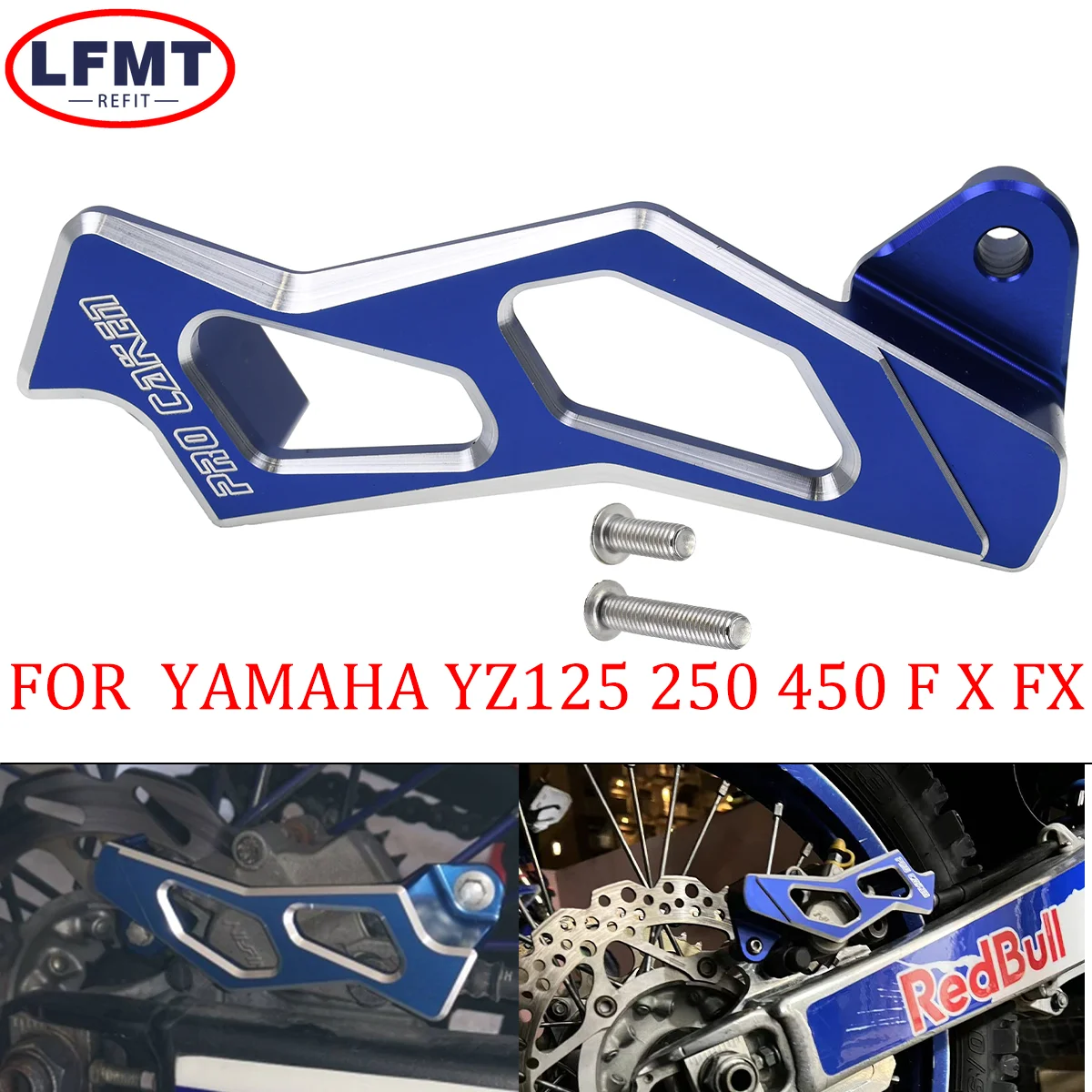 

Защитная крышка алюминиевого заднего тормозного суппорта CNC для Yamaha WR450F YZ X F YZ125 YZ250 YZ250F YZ450F YZ250FX YZ450FX WR250F