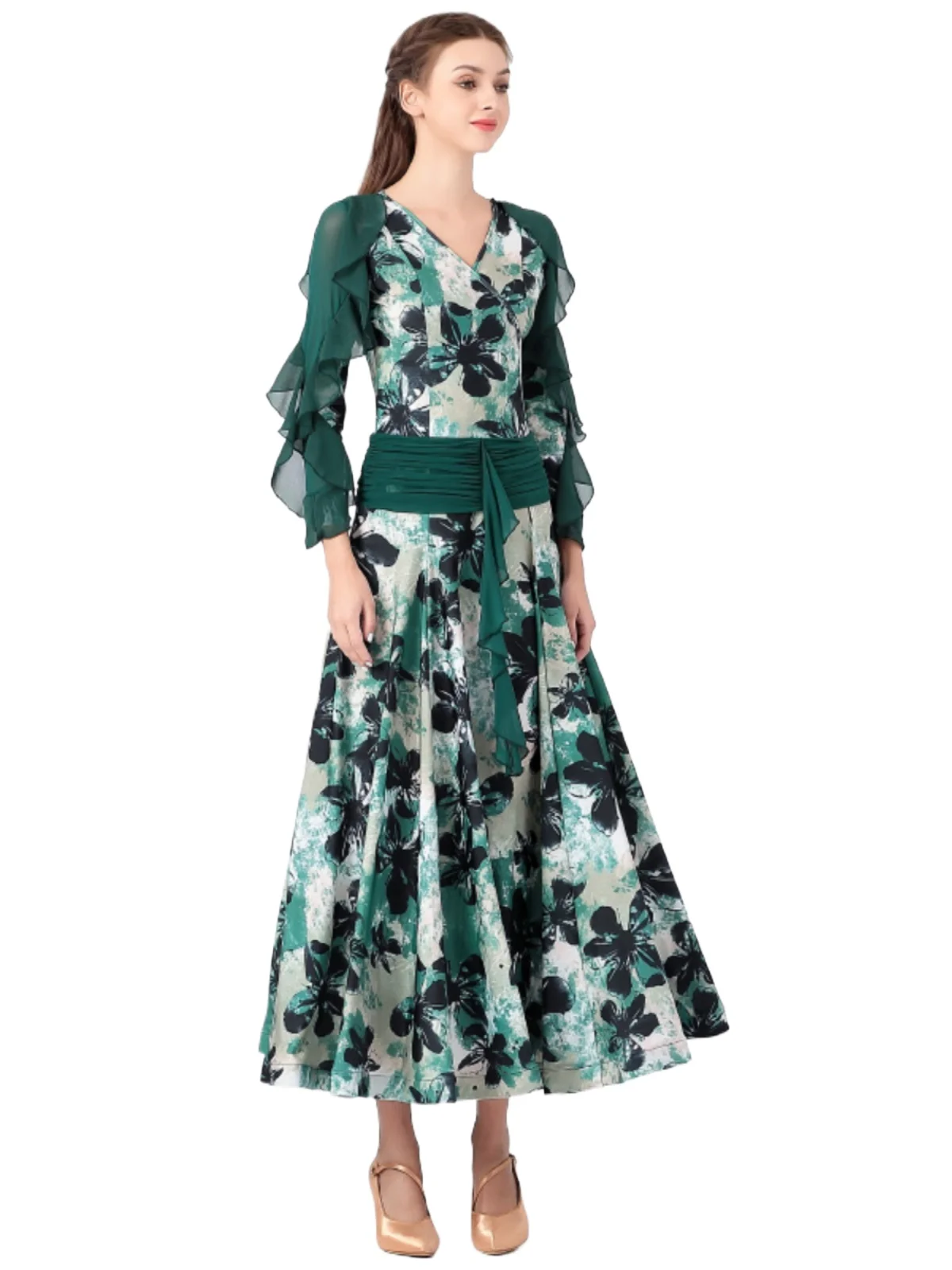 

Платье для современного танца 2025, женское новое платье для бальных танцев, латинских бальных танцев, ча-ча, платье для квадратных танцев, платье для выступлений