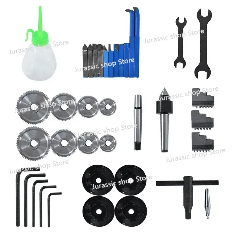 

New 0618 110V/220V Benchtop Household Small Stainless Steel Lathe Metal Processing