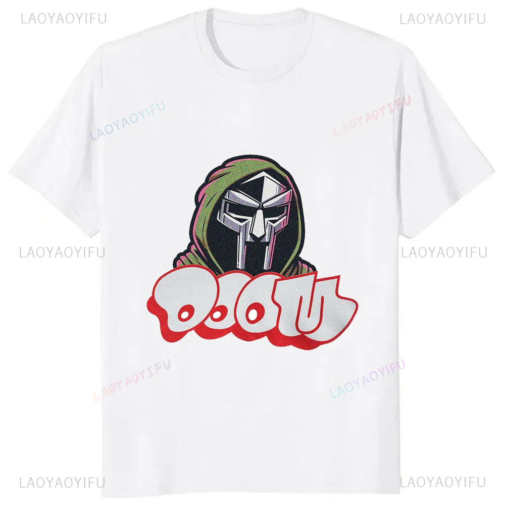 New Arrival Classic Mf Doom Ring Punk Printed Tees Fashion Casual Streetwear Hip-hop Hipster Loose O-neck Hot Sale Tops Tshirt