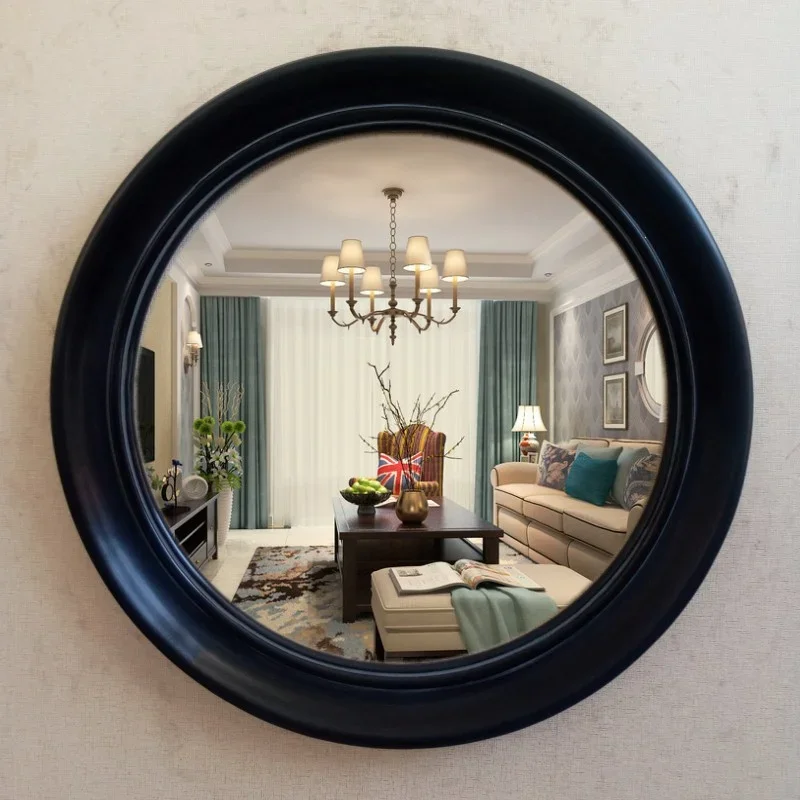 Big Decorative Mirror Wall Aesthetic Bathroom Round Bedroom Shower Makeup Espejo Decorativo Room Decor