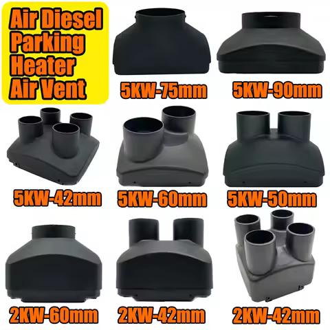 42/50/60/75/90mm Air Outlet Vent Cover For 2KW 5KW Air Diesel Parking Heater Parts For Webasto Eberspacher Car Truck Bus Caravan