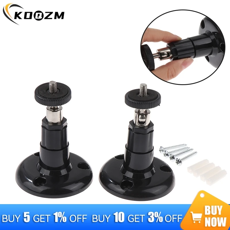 

1set Wall Mount Bracket Installation Metal Holder Secure Rotary CCTV Camera Stand For Security Surveillance Camera