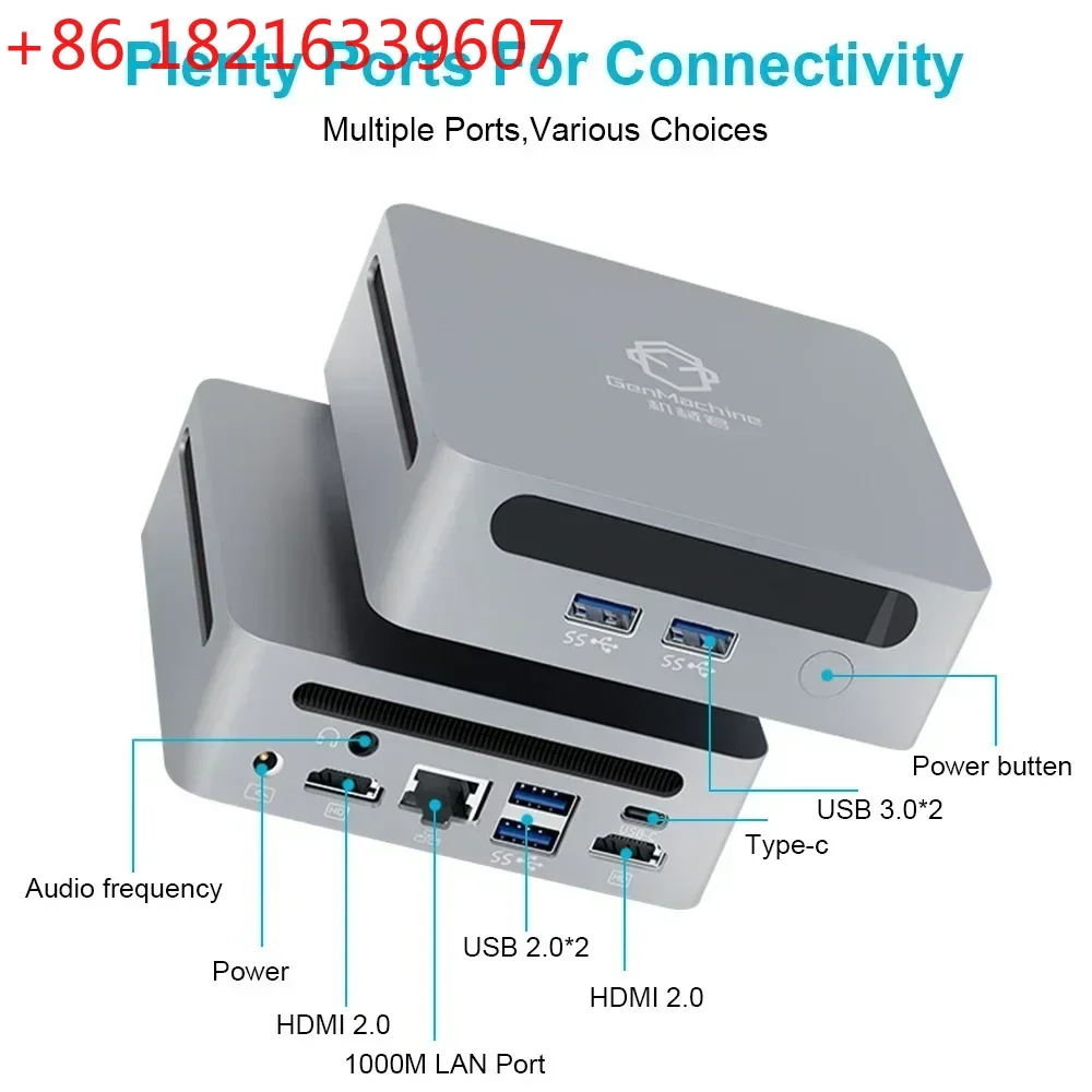 YAO  Ryzen R7 7730U R5 7530U R3-7330U MINI PC WIFI6 BT5.2 Dual Channel DDR4 3200MHz 16GB 500GB NVME SSD Desktop Gaming Comp