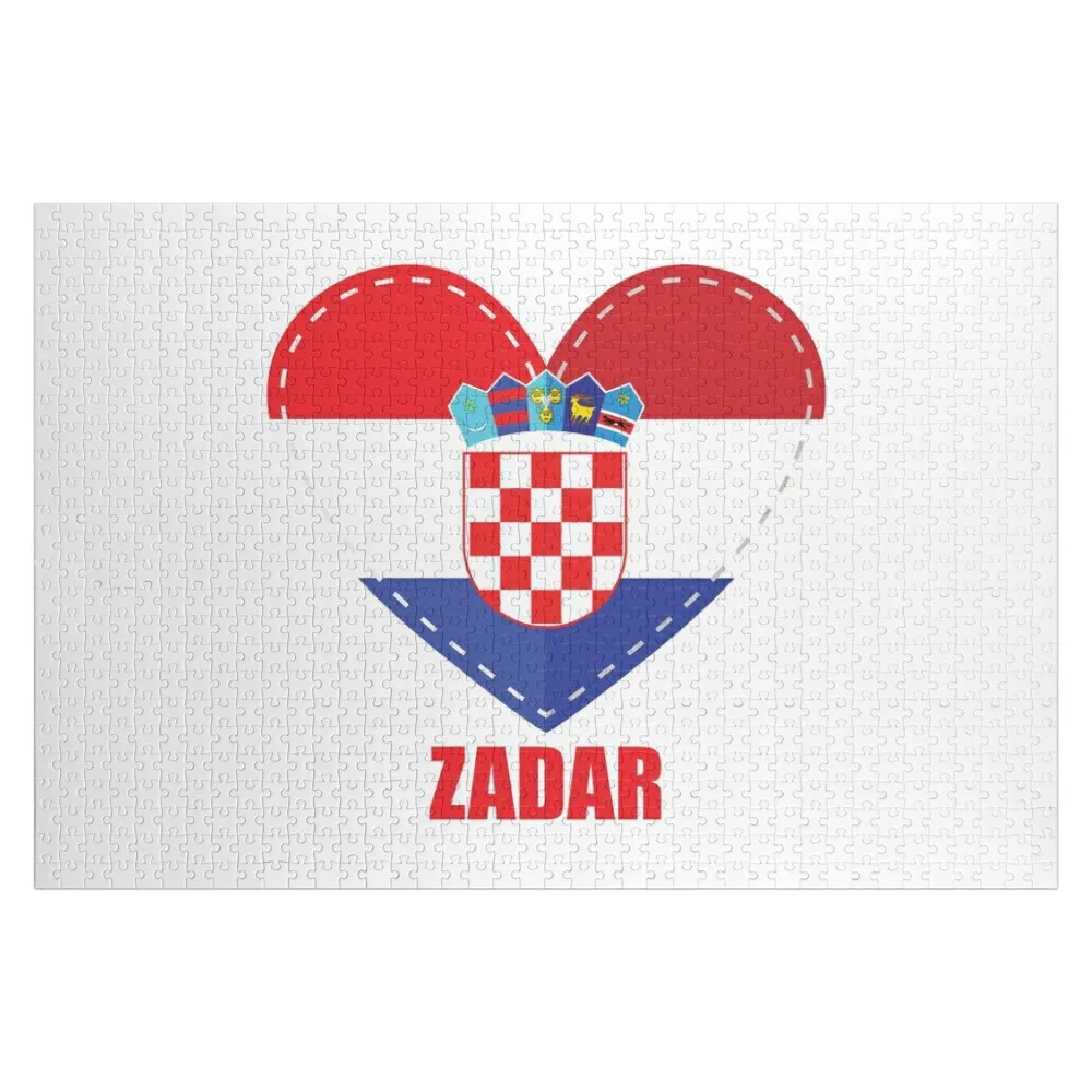 

Love Croatia City Zadar Jigsaw Puzzle Personalized Gifts Wooden Decor Paintings Photo Puzzle