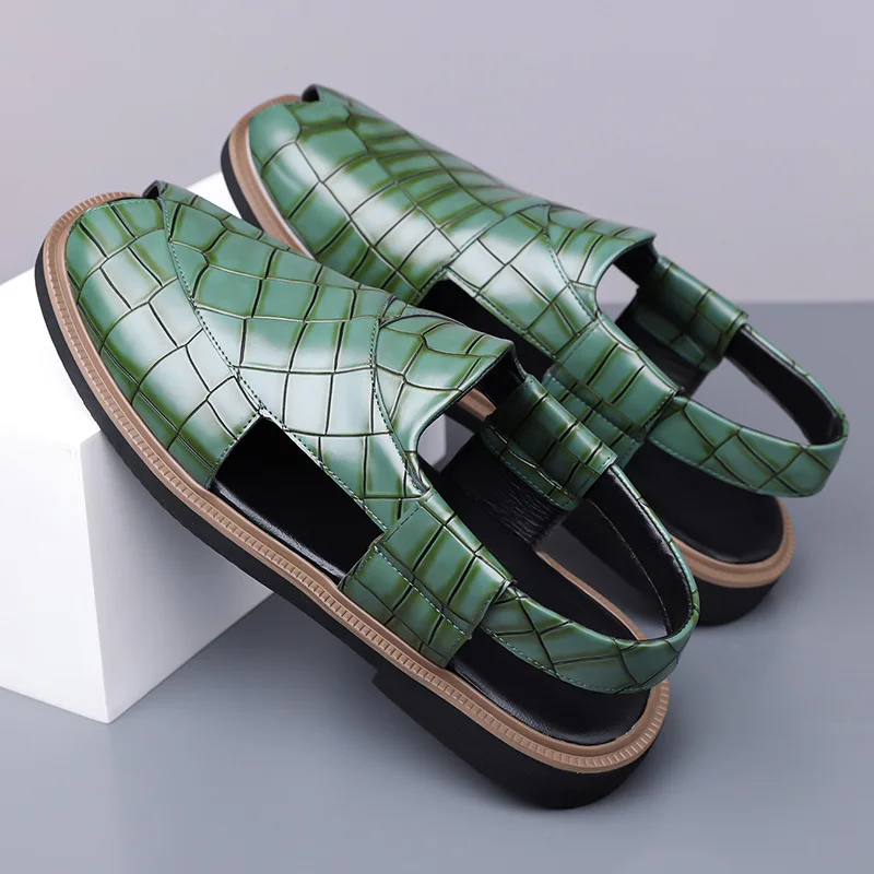 Cross-border large-size sandals men's British outdoor short boots breathable casual shoes men
