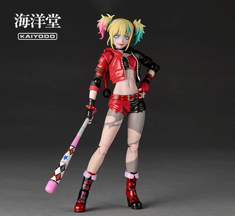 In Stock Kaiyodo Harley Quinn Movability Model Toys Revoltech AMAZING YAMAGUCHI Suicide Squad The Clown's Girl view 2
