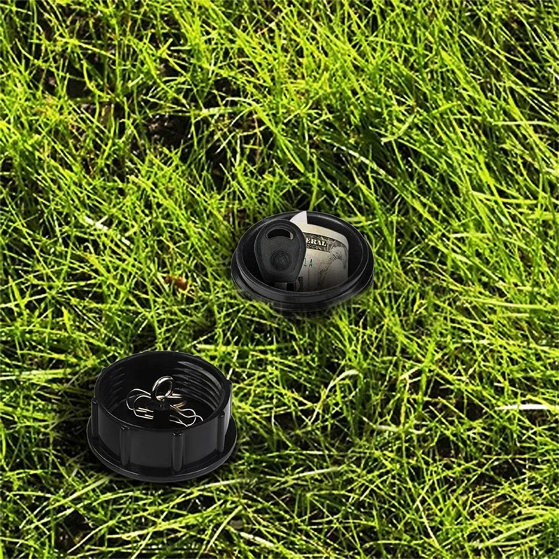 Grassland Back Garden Simulation Sprinkler Head Key Storage Lazy Hidden Private Money Box Decorative Hider Outdoor Small Holder