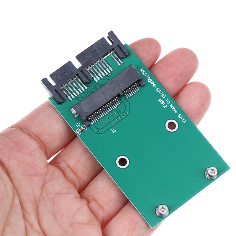 ~1Pc Mini PCIe PCI-e mSATA 3x5cm SSD To 1.8