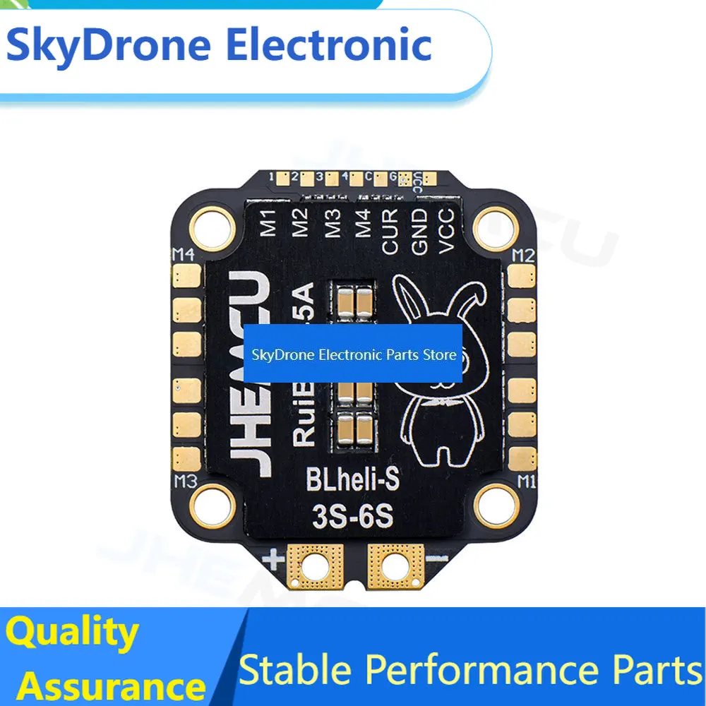 SkyDElJHEMCU RuiBet 45A/55A ESC Bluejay Dshot600 4in1 Brushless ESC 3-6S 30.5X30.5 M4 For RC FPV Freestyle Flight Controller Dro