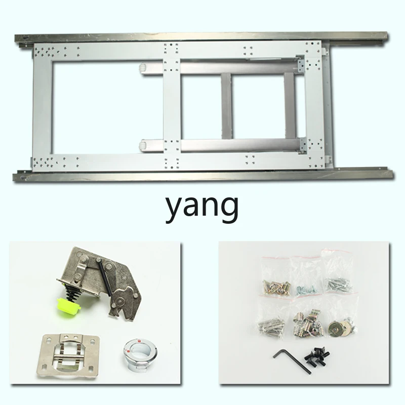 Lmm hidden foldable wall-mounted table, dining table under turning hardware bracket, bar connection accessories