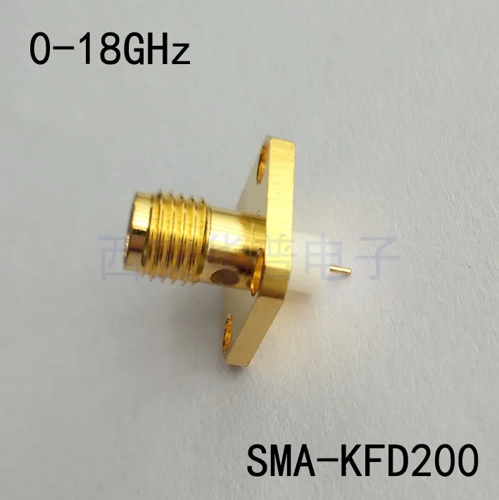 SMA-KFD200 RF Connector 18G High Frequency 0.5 Fine Needle Square Flange SMA-KFD RF Connector