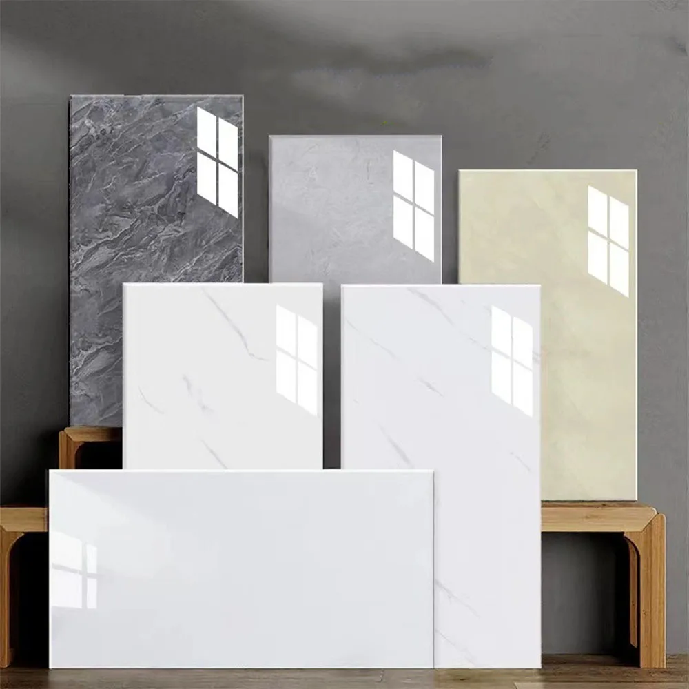 

10-20Pcs 30cmx60cm Self-adhesive Marble Tiles Sticker Waterproof Floor Sticker PVC Tile Kitchen Bathroom Wall Sticker Home Decor