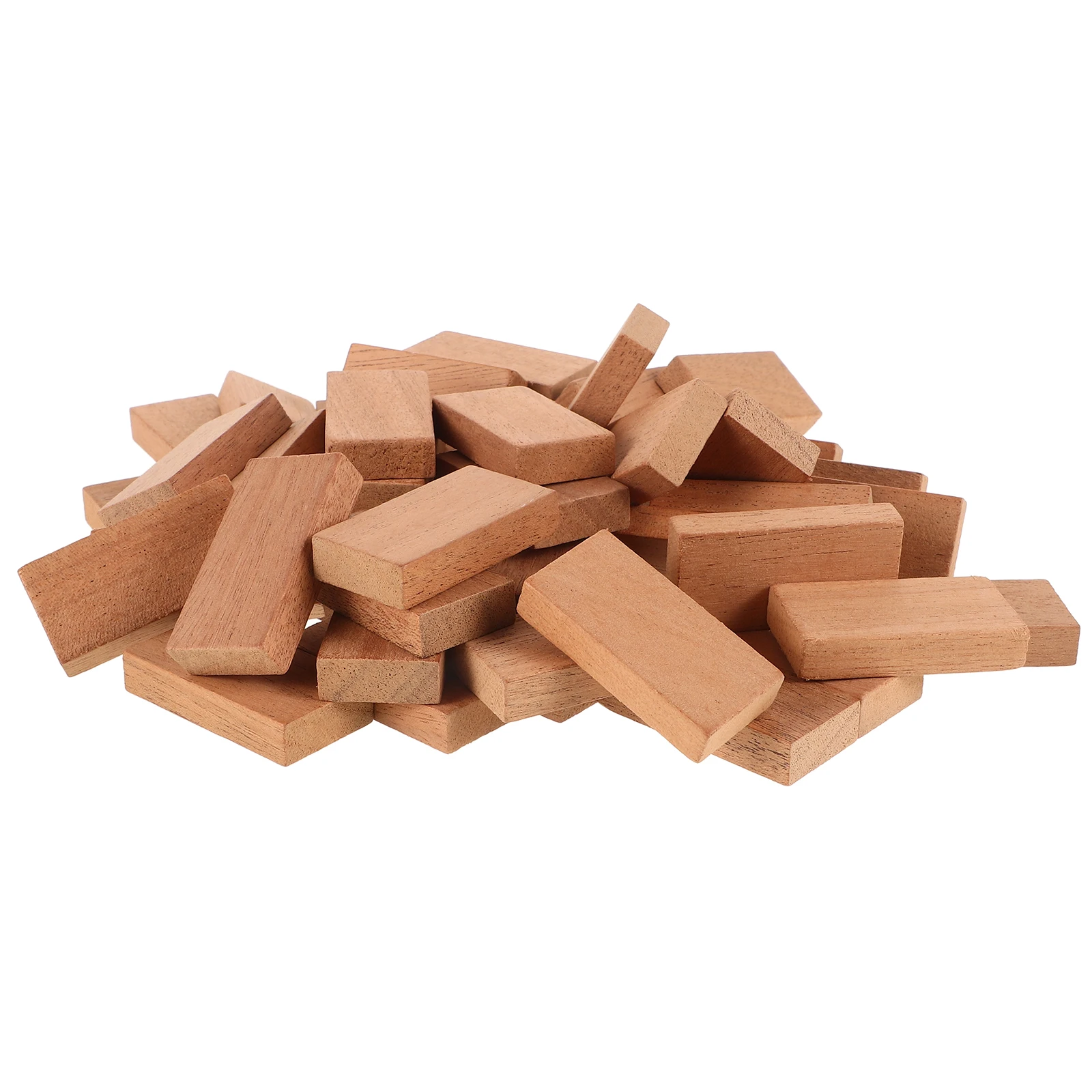 50-delige dominospelset van natuurlijk hout, compact reisspel voor familiefeesten, buitenpret, logisch denken, vaardigheidsbouwerbord