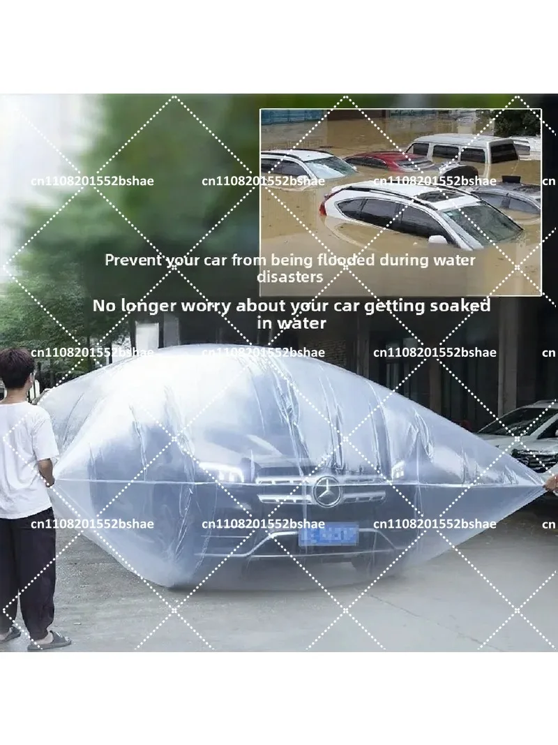 Thickened Extra Large Car Waterproof Bag PE Plastic All-in-One Sealing Protective Cover 400x700