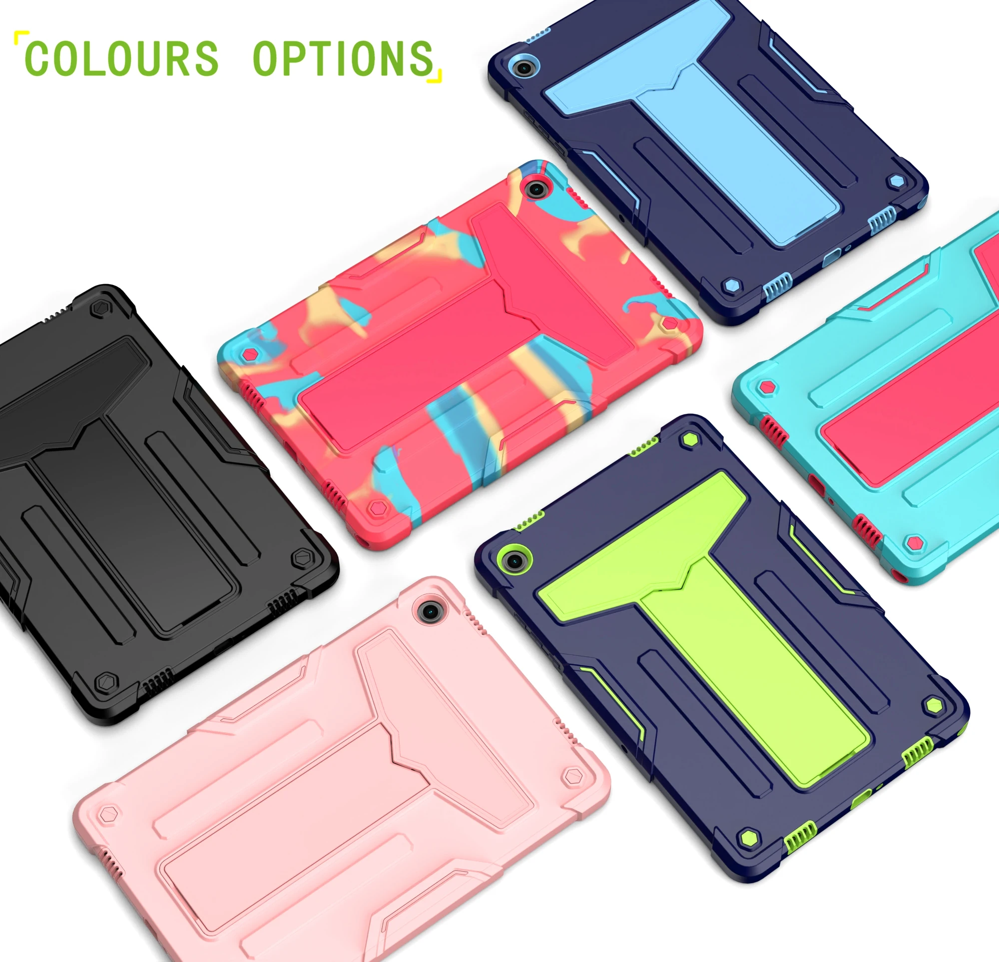 

Сверхмощный чехол для Samsung Tab A11 A9 8,7 дюйма SM-X130 X133 X110 X115 X117 Plus 11 дюймов SM-X230 X236B X210 X215 X216 Прочный чехол-подставка