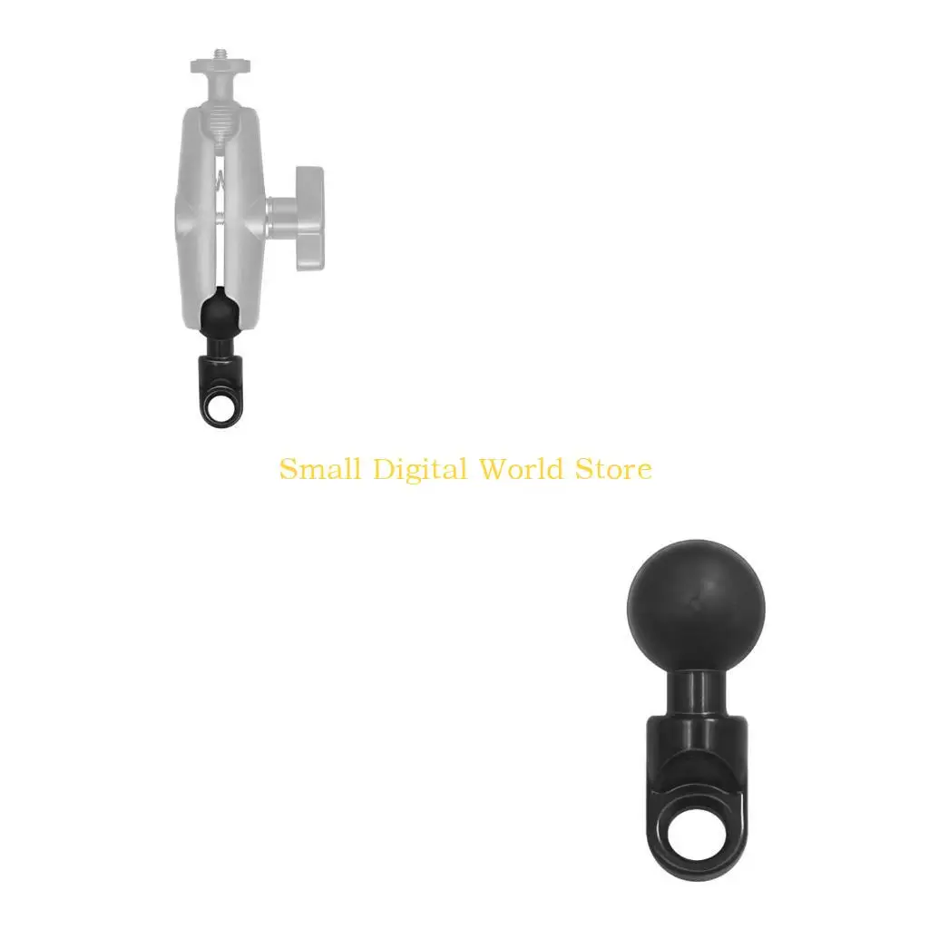 

77UB Aluminum Alloy Angled Base Holder 25mm Ball Head Rearview Mirror for Motorcycle Electric Vehicles Scooter Cellphones