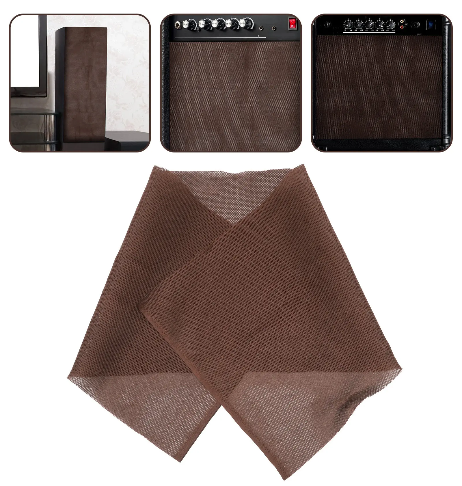 Speaker Grill Cloth Premium Breathable Mesh Fabric Protective Cover for Home Speaker Repair Breathable Mesh Fabric