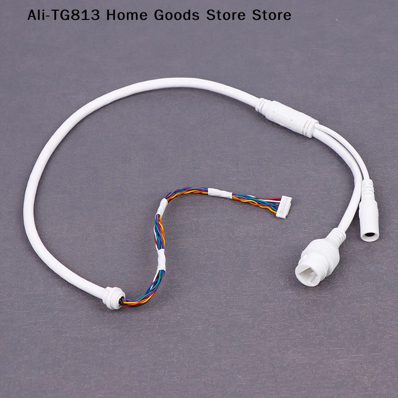 

[TG813]Camera Tail Cable Ethernet Lan Cable PoE RJ45 Network Cable 10 Pin 10 Core For IP Camera