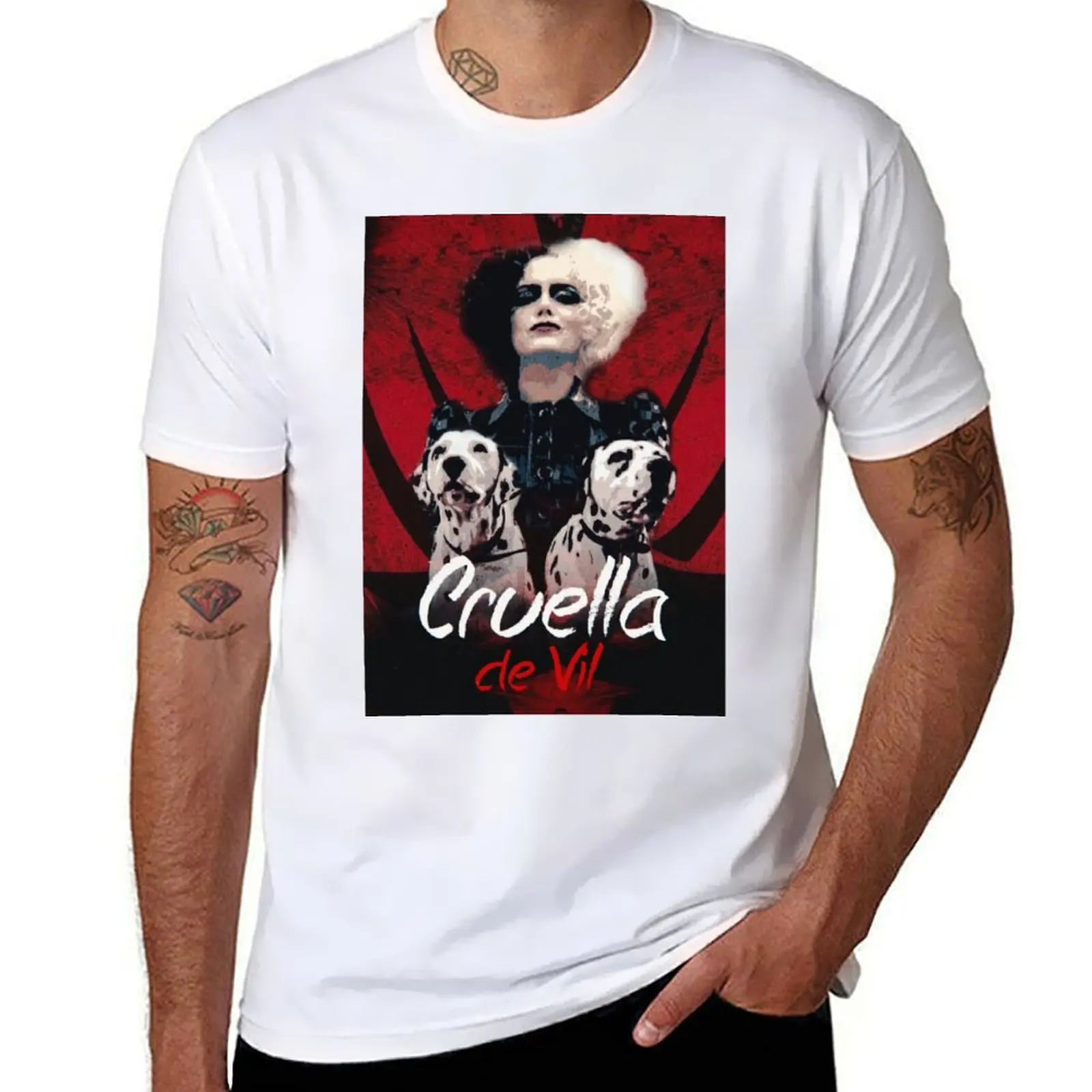 

Duo Dog Cruella T-Shirt t shirts for man slim fit man graphic t shirt T-Shirt