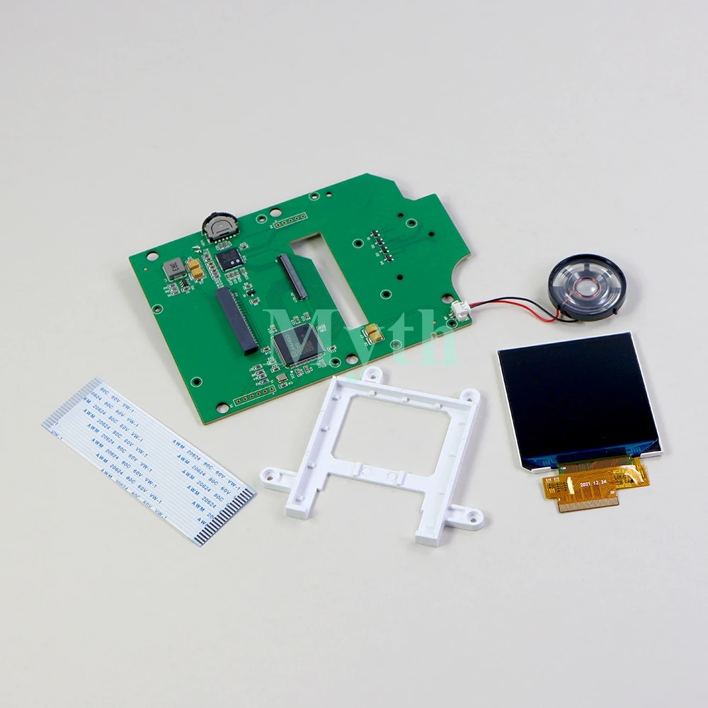 1 مجموعة ل GB V4.0 2.45 بوصة IPS شاشة أطقم تسليط الضوء على شاشة عرض LCD لنينتندو GameBoy V4 إصلاح استبدال