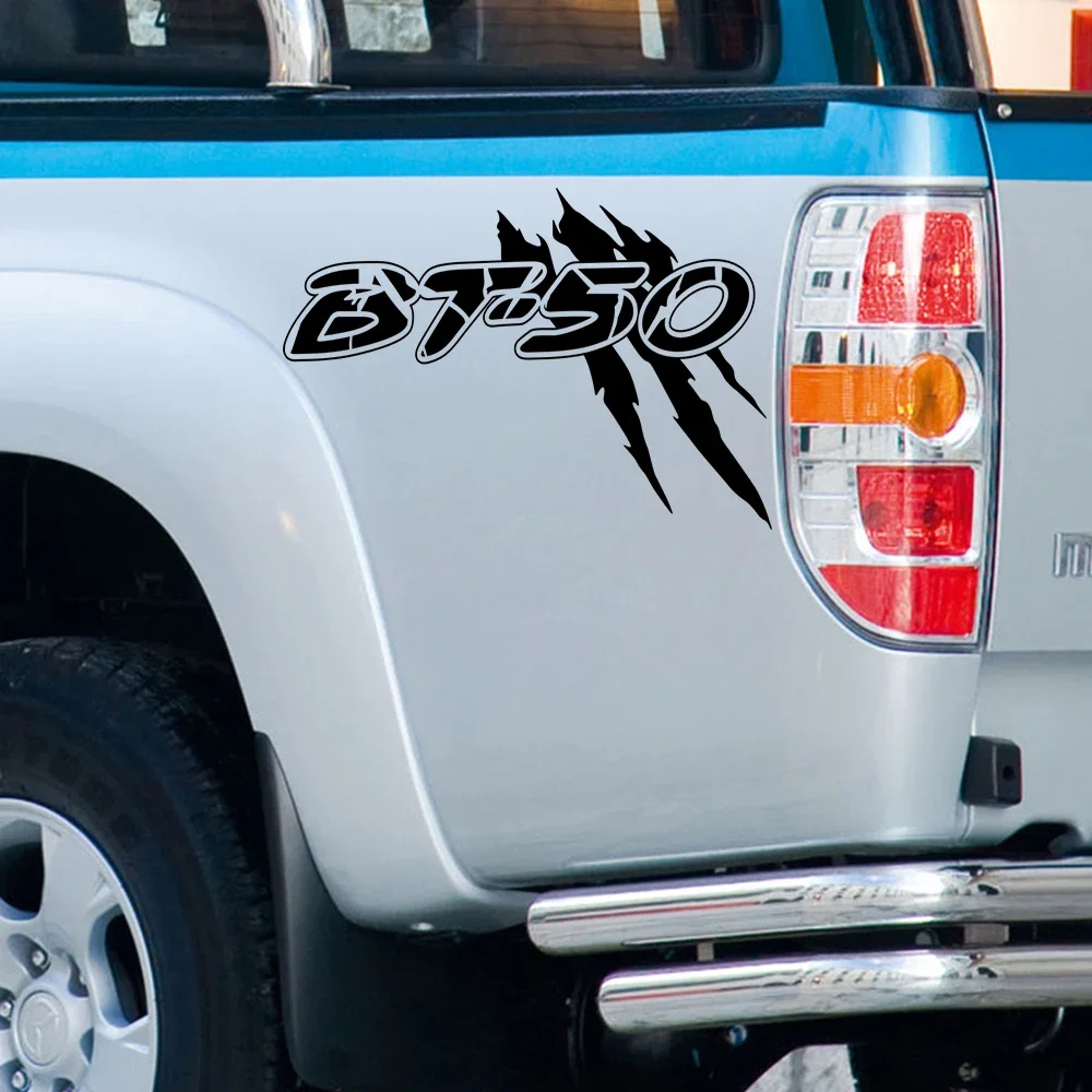 Car Body Side Sticker For Mazda BT50 Pro Vehicles Trim Pickup Truck Bed Graphics Claw Styling Decor Cover Decal Auto Accessories