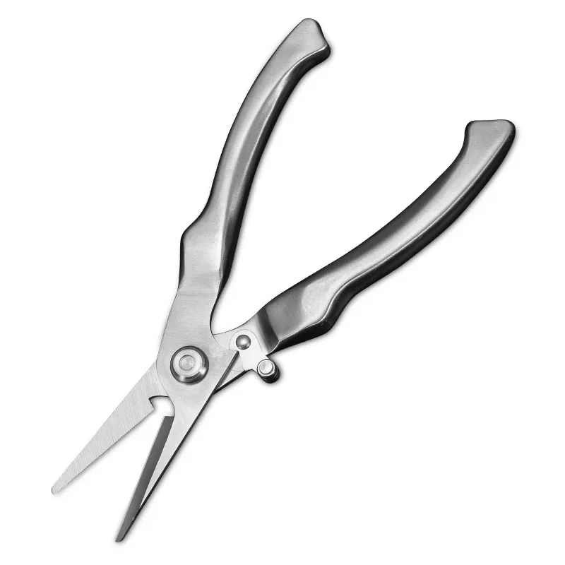 Dobeli All Steel Pruning Shears Fruit Trees Bonsai Flowers Garden Tools Large Size Sliver Straight Head Crane Gargen Scissors