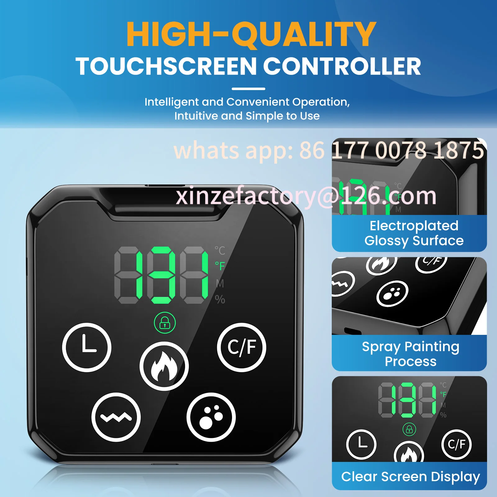 Customizable 3 Modes Waist Massage Belt with Touch Screen Controller Air Compression Heating Vibration Back Massager Lumbar