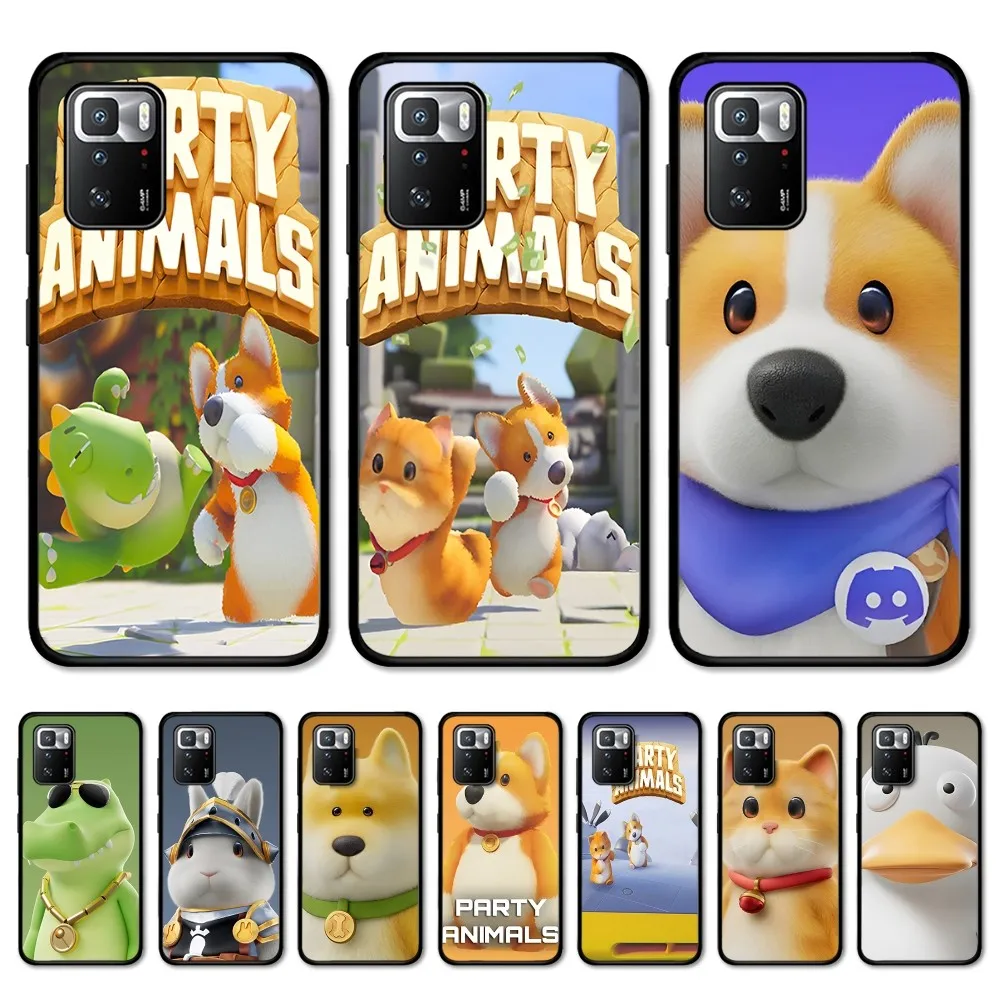 Game P-Party A-Animals Mousepad For Redmi 5 6 7 8 9 10 plus pro 6 7 8 9 A GO K20 K30 K40 pro plus F3 Fundas