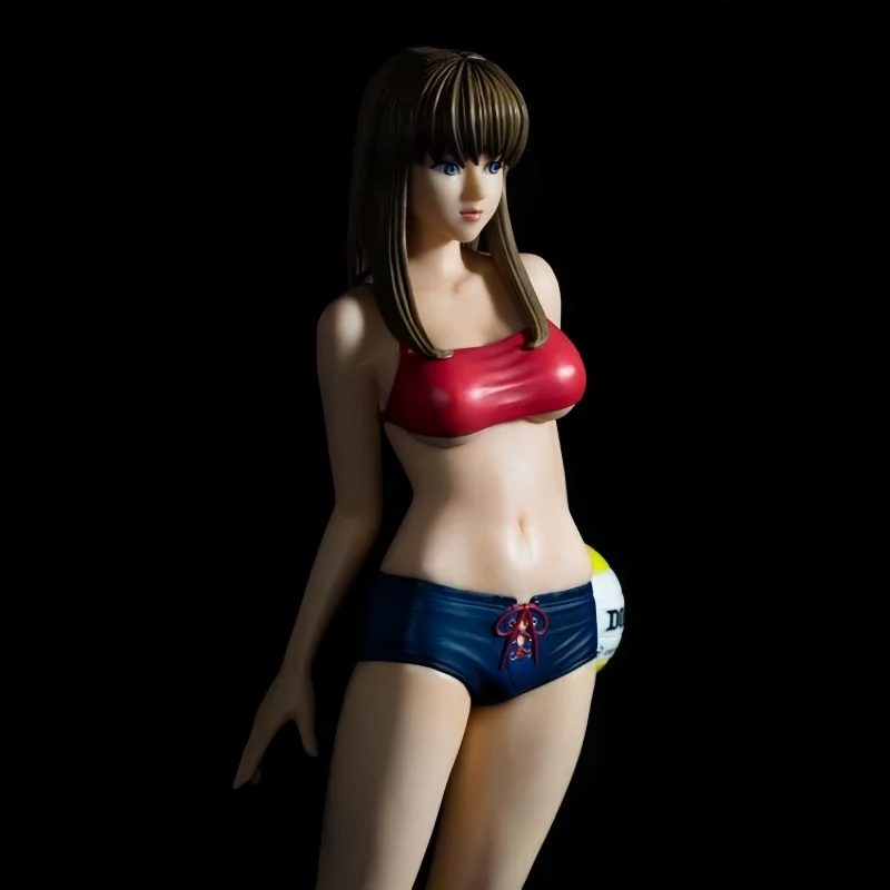 Original KOTOBUKIYA anime Dead or Alive: Xtreme Beach Voleibol figura modelo Asuka juguete coleccionable traje de baño rojo juguete
